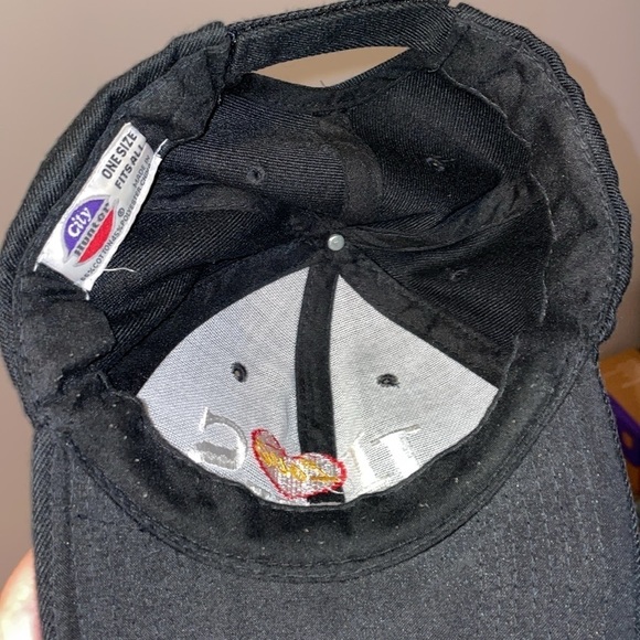 City Hunter I Love Jesus Black Embroidered Baseball Hat Cap OS - Picture 9 of 14